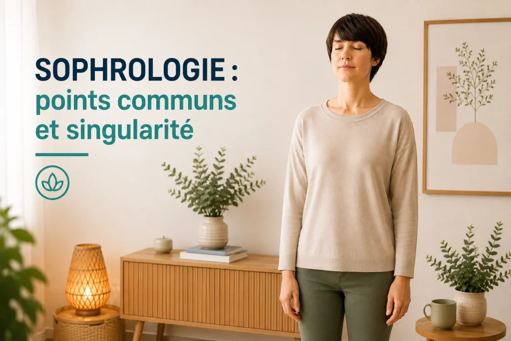 Sophrologie : points communs et singularité